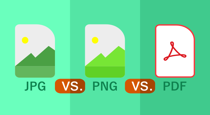 JPG vs PNG vs PDF: Which is the best format