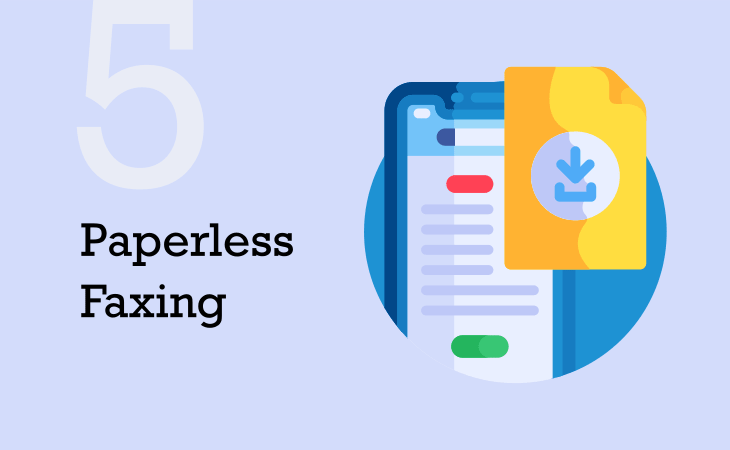 Paperless faxing