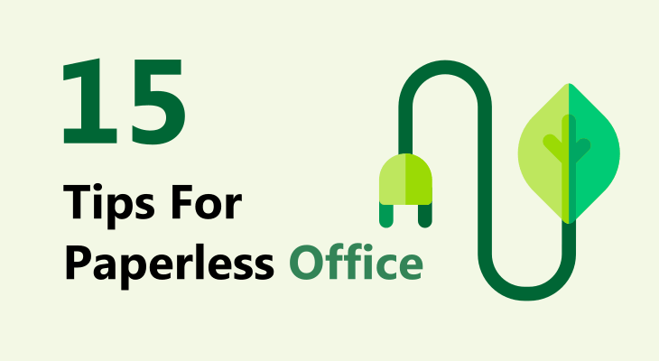 15 tips to go paperless in the office