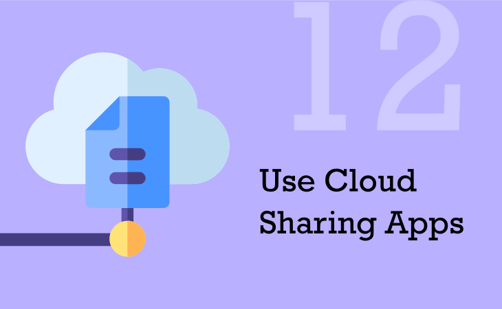Use cloud-sharing apps