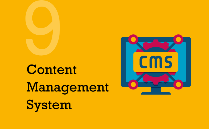 Use content management system