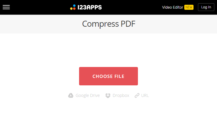 123apps compress PDF