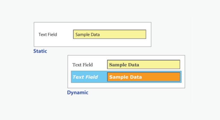 dynamic properties on xdp forms by adobe