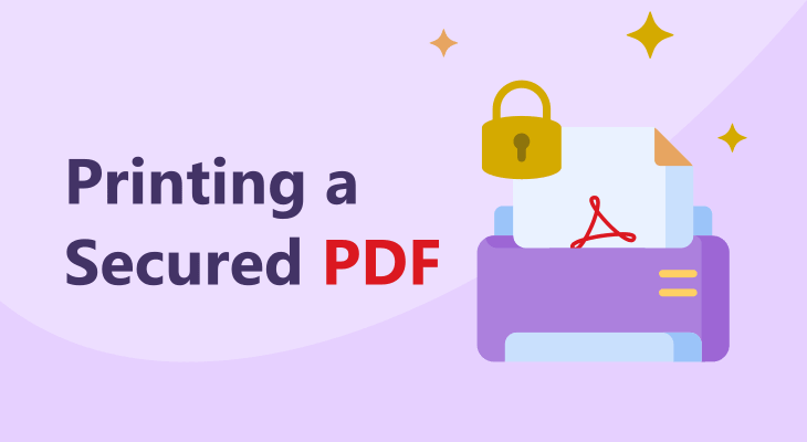 How to print password protected PDF documents