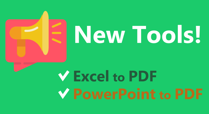 GorillaPDF Features Excel to PDF and PowerPoint to PDF Converter Tools