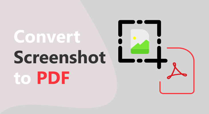 How to convert screenshot to PDF