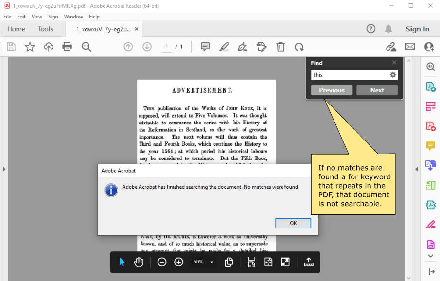 adobe acrobat make pdf searchable