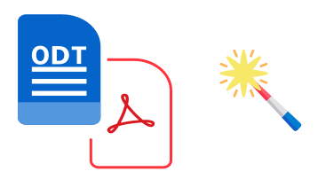 How to convert ODT to PDF