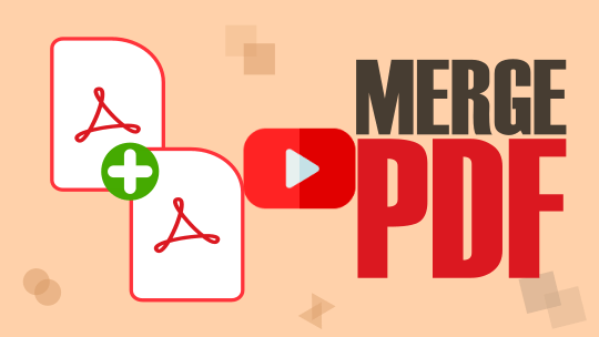 How to merge PDF video