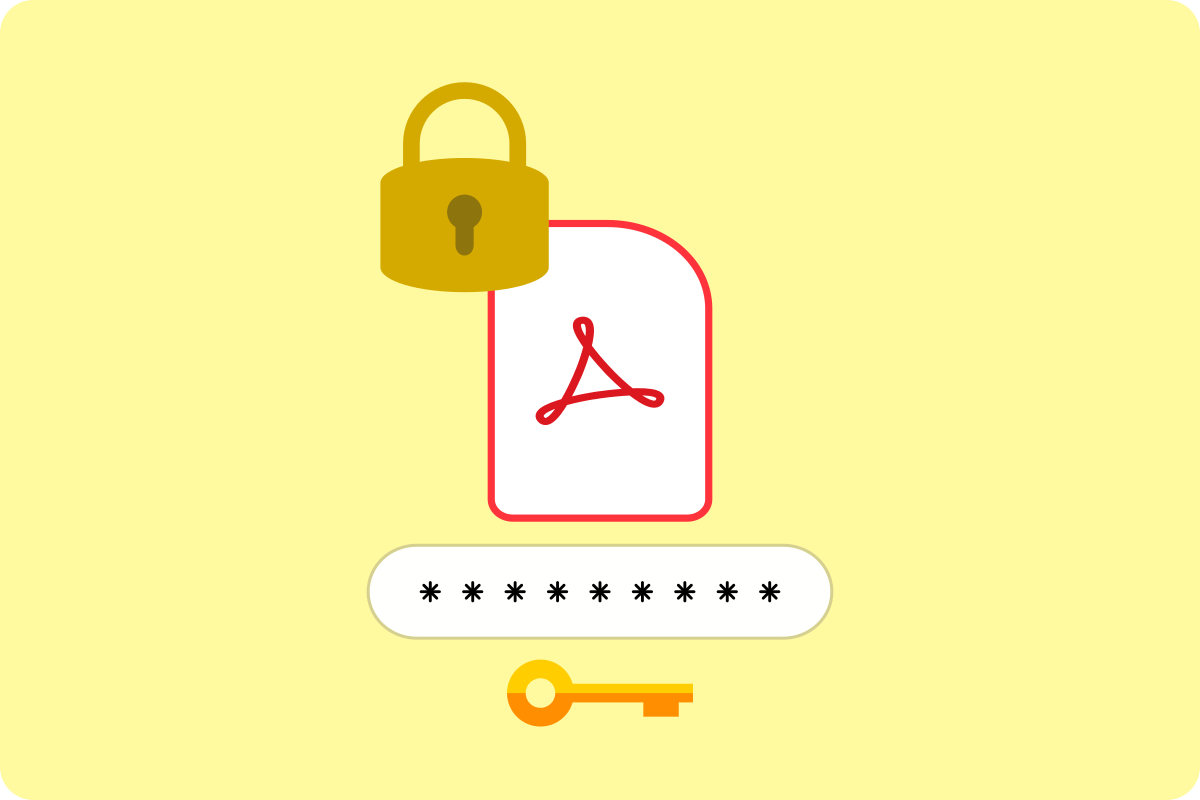 Enable password protection for PDF