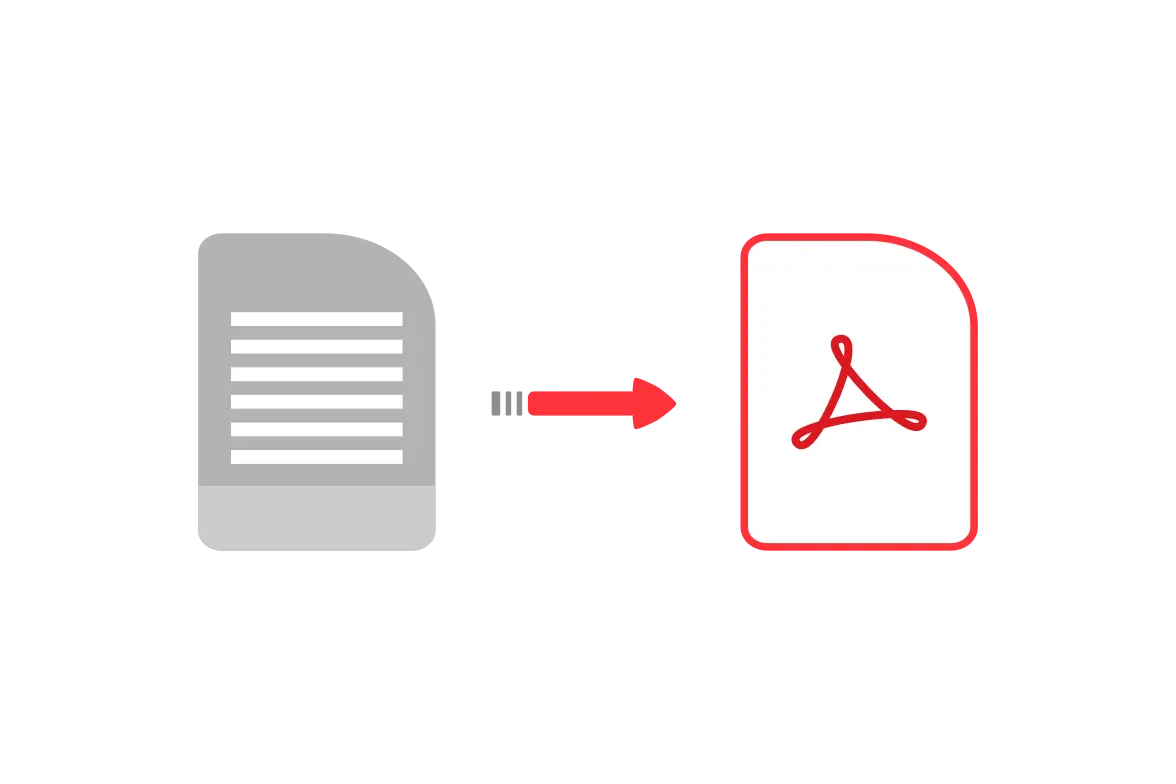 Convenient converter from TXT to PDF